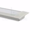 Imagen de Perfil en aluminio 32x10mm empotrado impermeable, 3 metros