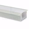 Imagen de Perfil en aluminio 32x16mm empotrado impermeable, 3 metros