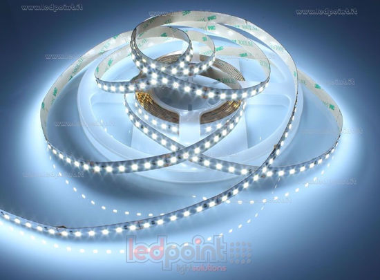 Imagen de Tira de led 1m blanco frío 6000-6500K 2835 120led/m Honglitronic 12V 24W/m