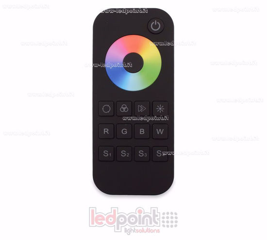 Imagen de Mando a distancia RGB/RGBW, 1 zona, negro, RF2.4G