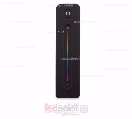 Imagen de Mando RGB táctil monozona negro con imán posterior RF2.4G