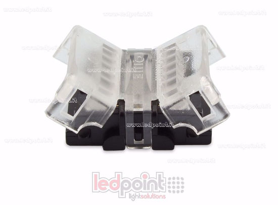 Imagen de Conector transparente para conexión de tiras (12mm) RGBCCT