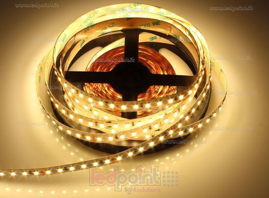 Imagen de Tira de led 4,5m blanco cálido 2600-2800K 2835 120led/m 24V 9,6W/m
