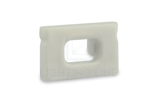 Imagen de Tapa gris de plástico con agujero para perfil PR-SL12-16