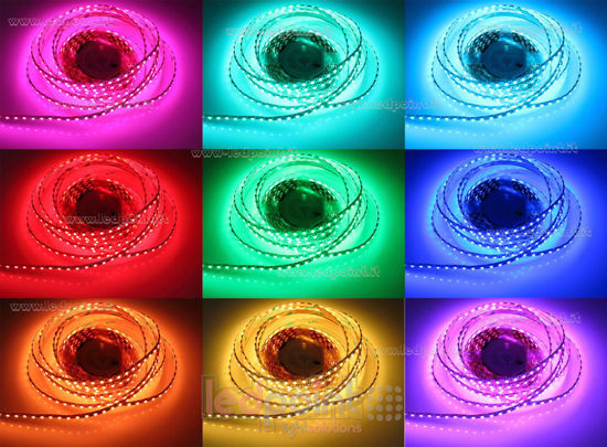 Imagen de Tira de led 5m RGB 3838 120led/m 24V 9,6W/m PCB 6mm