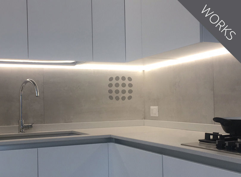 Iluminación bajo mueble de cocina