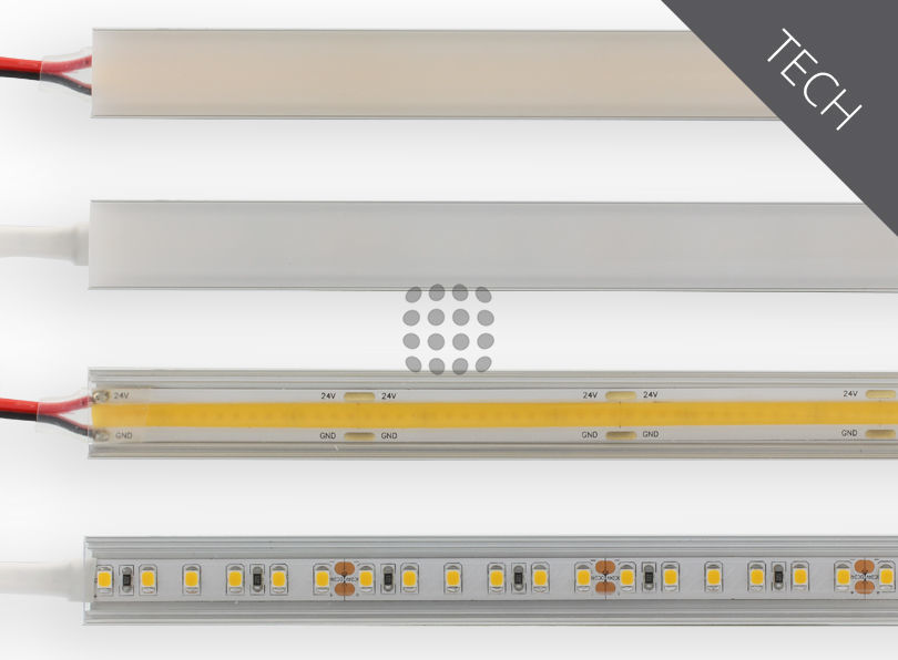 Qué son las tiras LED COB?
