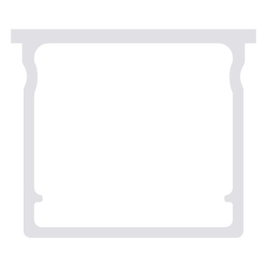 Imagen de Difusor opal estanco para perfiles con código LLP-XXXX-13-X3, 3 metri