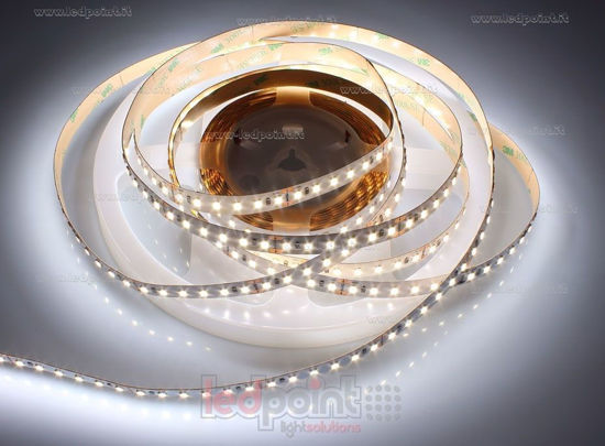 Imagen de Tira de led 5m blanco 4000K 3step 2835 CRI>90 120led/m Honglitronic 24V 24W/m