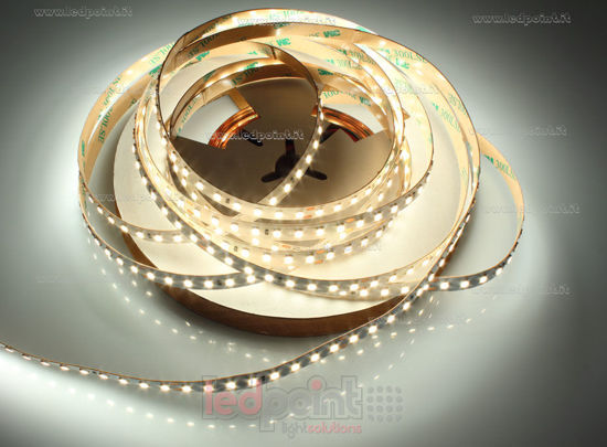 Imagen de Tira led con espectro de luz parecido al sol 5m blanco cálido 3500K 3step 2835 128led/m 24V 17W/m