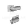 Imagen de Modelo descargable para impresión 3D de tapa izquierda y derecha con tubo de 32mm para perfil CC01-06-G3