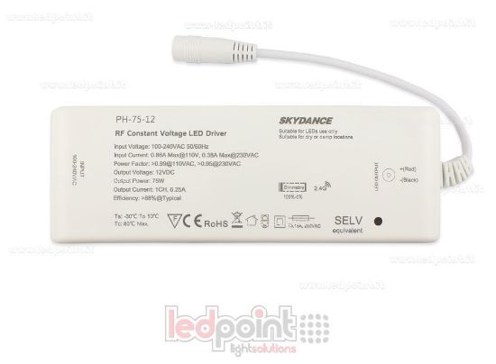 Imagen de Fuente de alimentación 75W 12V  1 canales, Wireless SkyDance