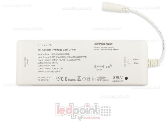 Imagen de Fuente de alimentación 75W 24V, 1 canale, Wireless SkyDance