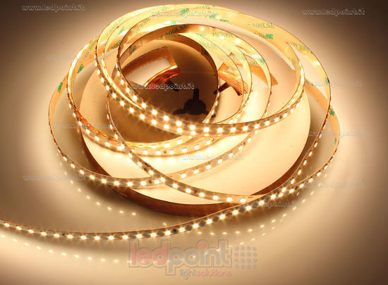 Imagen de Tira led 5m blanco cálido 3000K 3step 2835 CRI>95 (Ra>97) 128led/m 24V 13W/m