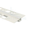 Imagen de Perfil de aluminio pintado de blanco para pladur 50x10mm, 3 metros