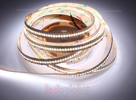 Imagen de Tira led 5m CCT 3 cables 2700-6200K 2835 CRI>90 256led/m Honglitronic 48V 26W/m control de corriente