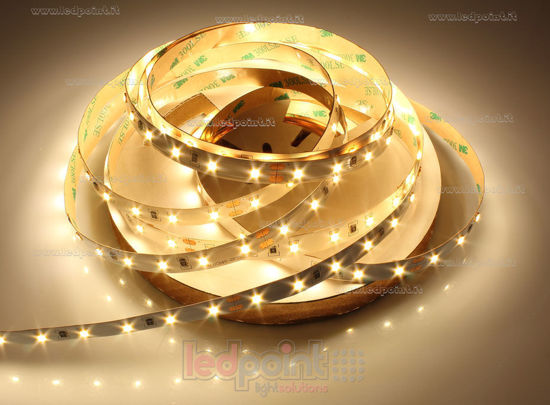 Imagen de Tira de led 5m blanco cálido 3000K 3step 2835 60led/m Honglitronic 24V 14,4W/m