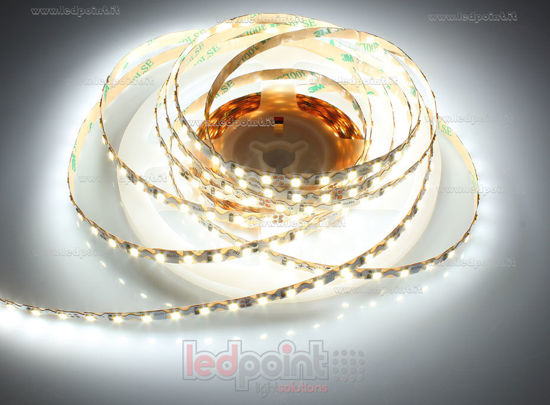 Imagen de Tira de led 5m blanco 4000K 3step 2835 96led/m Honglitronic 24V 10W/m, Zigzag PCB