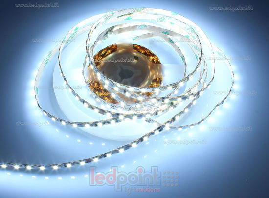 Imagen de Tira de led 5m blanco frío 6000-6500K 2835 96led/m Honglitronic 24V 10W/m, Zigzag PCB