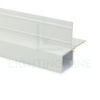 Imagen de Perfil de aluminio pintado de blanco para pladur 36x34mm, 3 metros