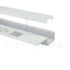 Imagen de Perfil de aluminio pintado de blanco para pladur 38x11mm, 3 metros