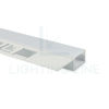 Imagen de Perfil de aluminio pintado de blanco para pladur 38x11mm, 3 metros