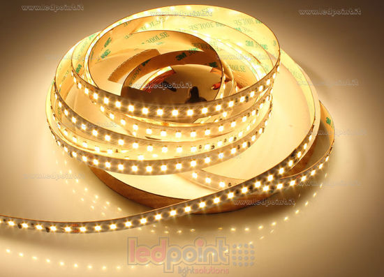 Imagen de Tira led 5m blanco cálido 3000K 3step 2835 128leds/m Honglitronic 48V 14,4W/m control de corriente