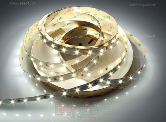 Imagen de Tira de led 5m blanco 4000K 3step 2835 60led/m Honglitronic 24V 14,4W/m