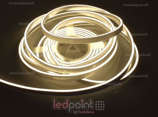 Imagen de Led Neon Flex 6mm blanco cálido 3000K 2835 24V 9,6W 120led/m IP65 5m