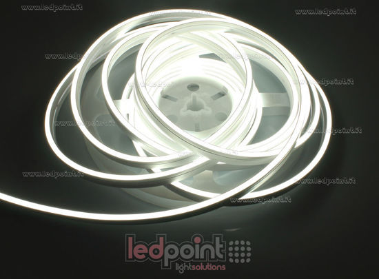 Imagen de Led Neon Flex 4mm blanco 4000K 2835 24V 9,6W 120led/m IP65 5m