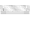 Imagen de Tapa negra para mueble para perfil de aluminio SL08-03