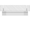 Imagen de Tapa blanca para muebles, para perfil de aluminio SL05-03