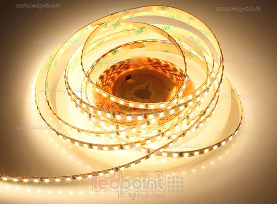 Imagen de Tira de led 5m blanco cálido 3000K 3step 2835 140led/m 24V 11W/m, PCB 6mm