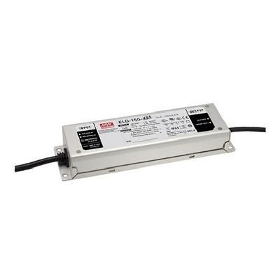 Imagen de Fuente de alimentación Mean Well 150W 48V con entrada IP65 (ELG150-48A-3Y)