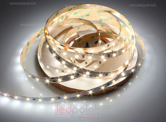 Imagen de Tira de led 5m blanco 4000K 3step 2835 CRI>90 60led/m Honglitronic 24V 14,4W/m
