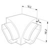 Imagen de Tapa redonda exterior para perfil angular AN02-08 y AN03-08
