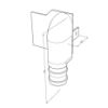 Imagen de Modelo descargable para impresión 3D de tapa izquierda y derecha con tubo de 25mm para perfil CC01-06-G3