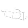 Imagen de Modelo descargable para impresión 3D de tapa izquierda y derecha con tubo de 32mm para perfil CC01-06-G3