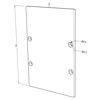 Imagen de Tapa negra de aluminio para perfil CL02-07