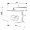Imagen de Tapa de silicona blanca para difusor impermeable para suelo LLD-11-WM3 y LLD-11-WS3