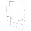 Imagen de Tapa gris de plástico para perfil SL01-01 con difusor alto