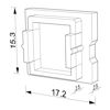 Imagen de Tapa blanca para perfil en aluminio SL05-03