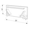 Imagen de Tapa gris para perfil en aluminio SL06-05