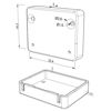 Imagen de Tapa gris de plástico para perfil SL10-13