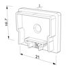 Imagen de Tapa blanco de plástico para perfil SL11-01