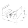 Imagen de Grapa de montaje de plástico para perfil SL08-03