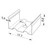 Imagen de Grapa de montaje de metal para perfil SL05-03