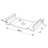 Imagen de Grapa de montaje de metal para perfil de aluminio SL06-05 y SL07-05