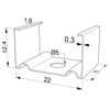 Imagen de Grapa de montaje para perfil en aluminio SL09-12 impermeable