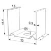 Imagen de Grapa de montaje para perfil en aluminio SL10-13 impermeable